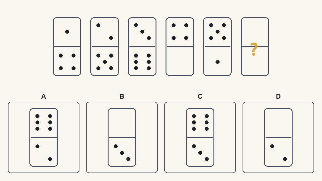 Exercițiu 3 de domino d.48, cu variantele de răspuns